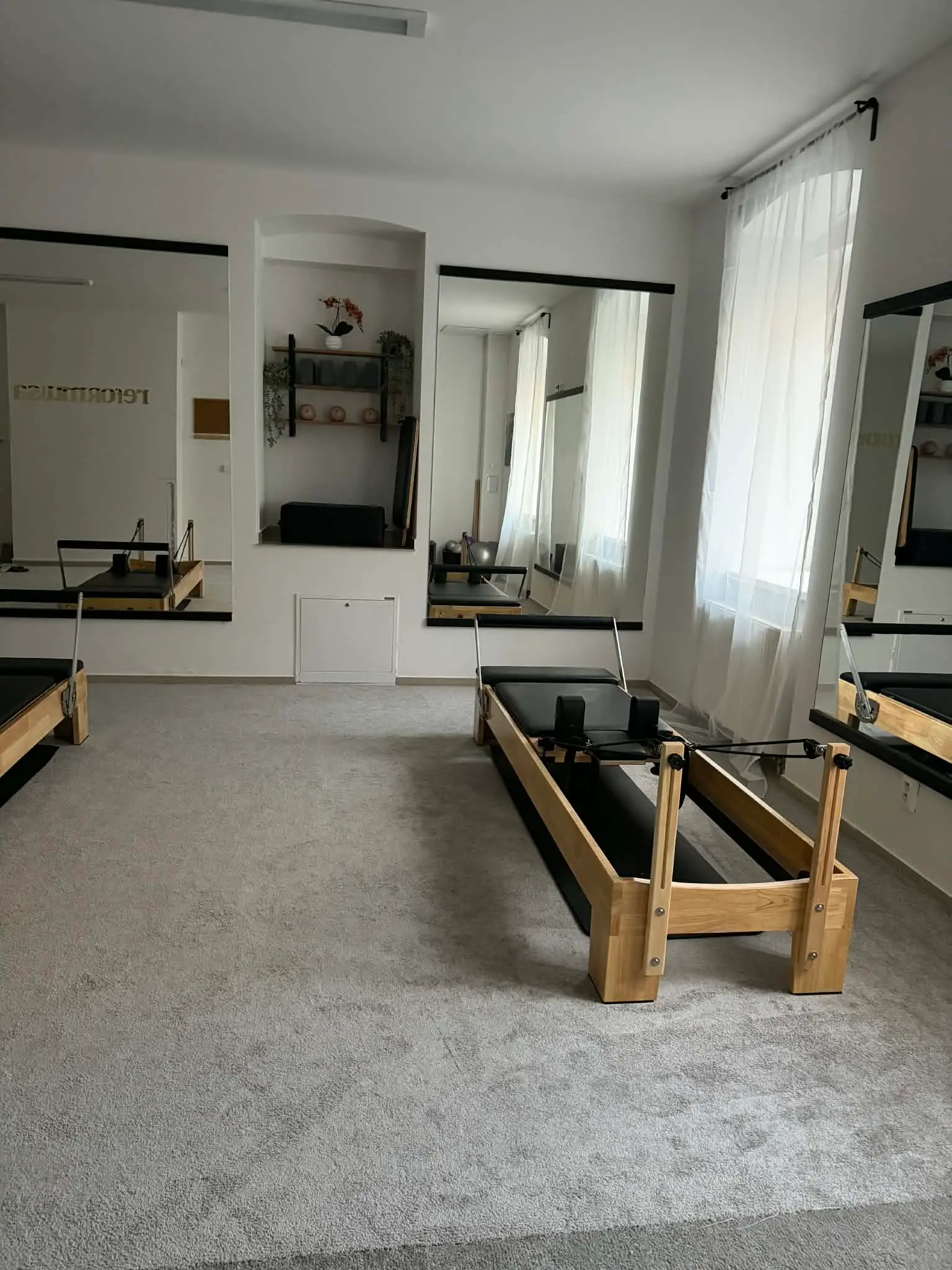 Pilates štúdio Bytča — interiér